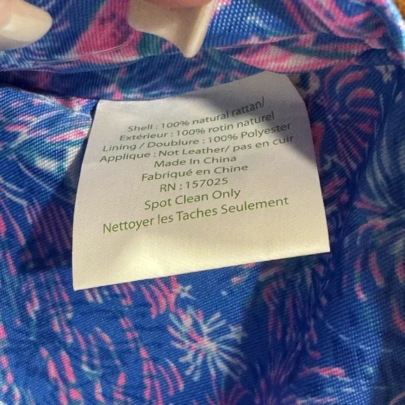 Lilly Pulitzer Wicker Sunglass Case NWT - Picture 8 of 9